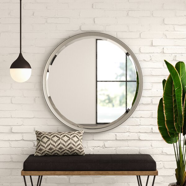 Wade Logan® Round Metal Wall Mirror & Reviews - Wayfair Canada