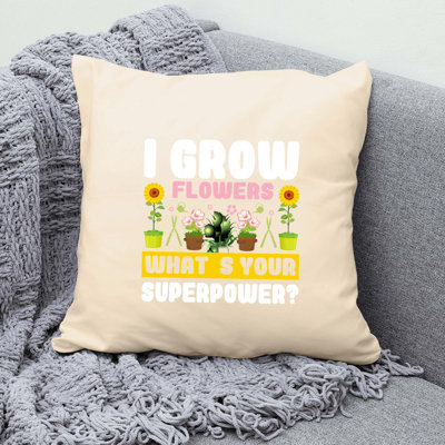 Polyester/Polyester Blend Reversible Throw Pillow