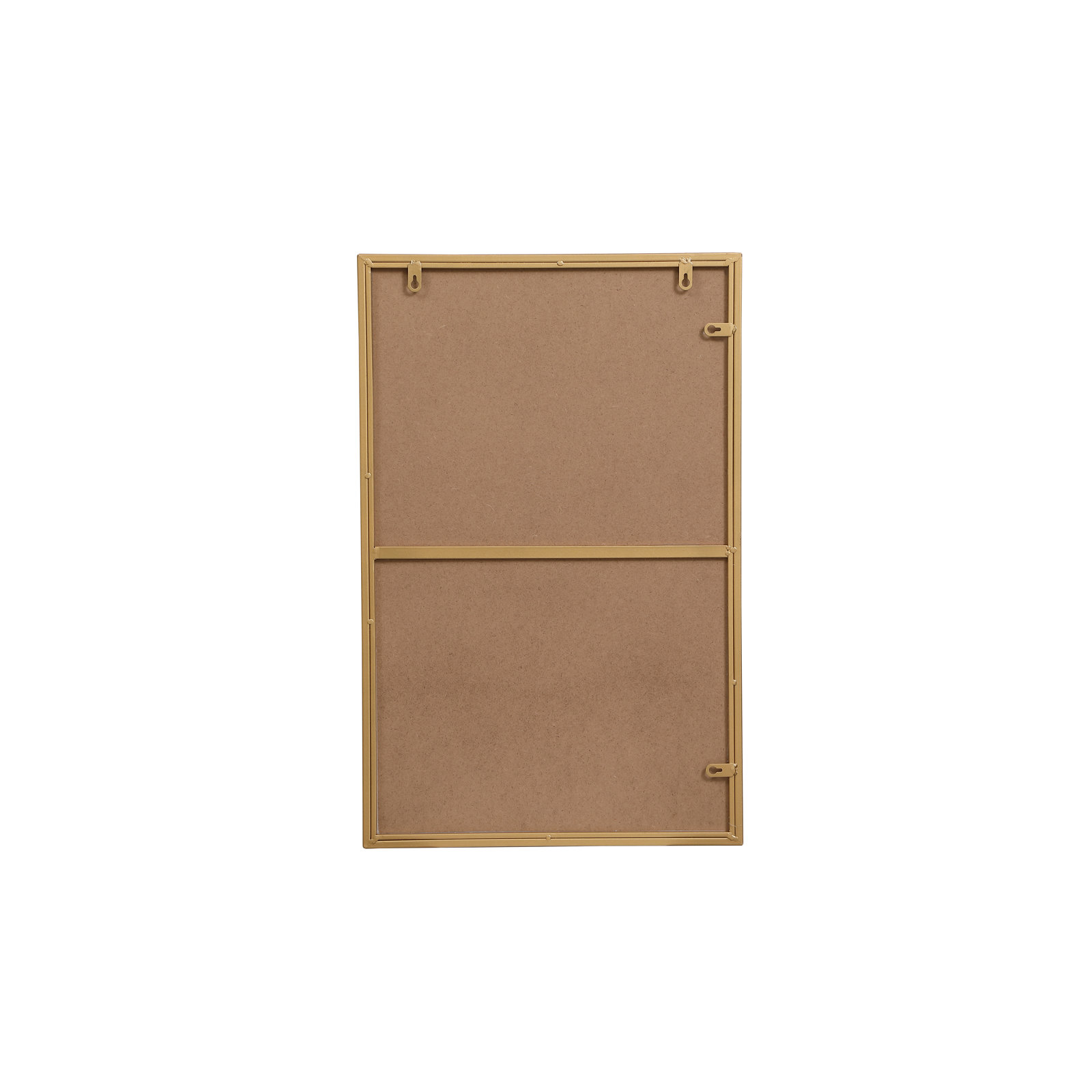 Sabine Metal Rectangle Wall Mirror, 18" x 28", Brass