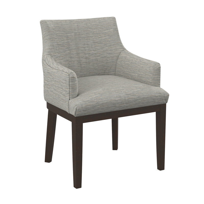Upholstered Arm Chair, 61555-75, Espresso