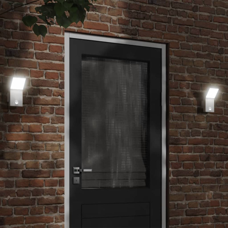 Datreon Plug-in LED Outdoor Wall Lights, White