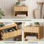 Drawer Wall-Mounted Nightstand With Open Cubby-957530963-960233040