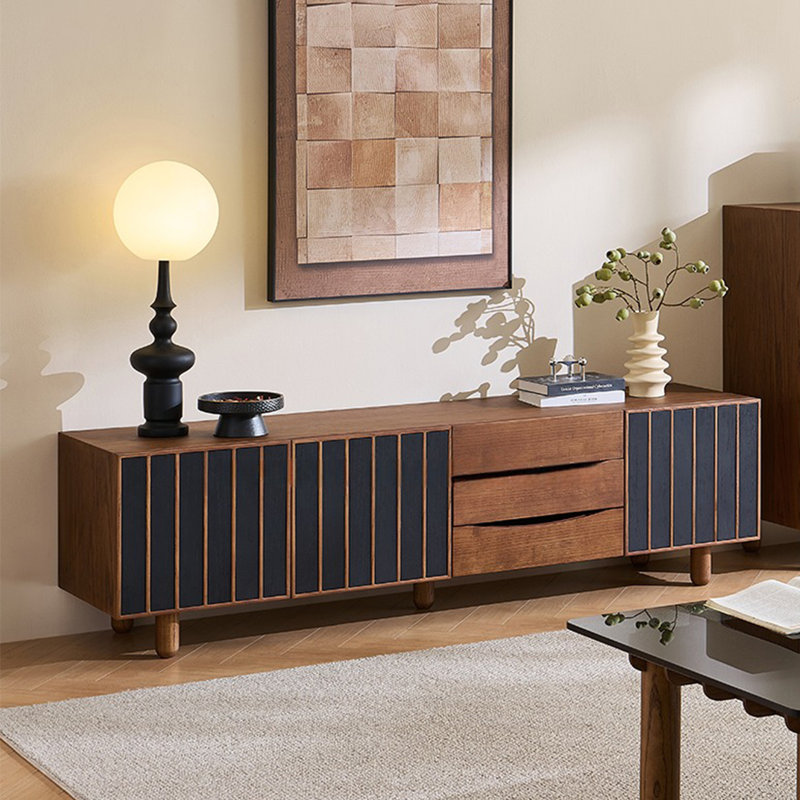 Table basse French Vintage, H 19,7 po x L 70,9 po x l 15,7 po