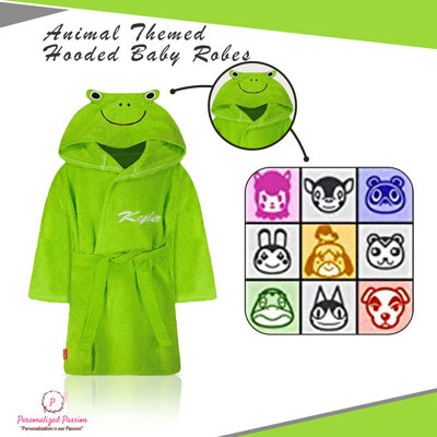 Plush Baby Ankle Bathrobe with Hood