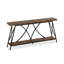 Console rectangulaire en bois massif brun-296619700