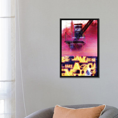 « emergency escaliers », impression sur toile