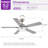 52'' Modern Bruched Nickel Ceiling Fan with Dimmable LED Light and Remote Control-1292766879-1292766876-1292766878