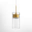 Luminaire suspendu simple à 1 lumière DEL