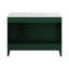 Meuble-lavabo autoportant Cascade 48 po en chêne vert avec comptoir à 3 trous-121974696-121974697