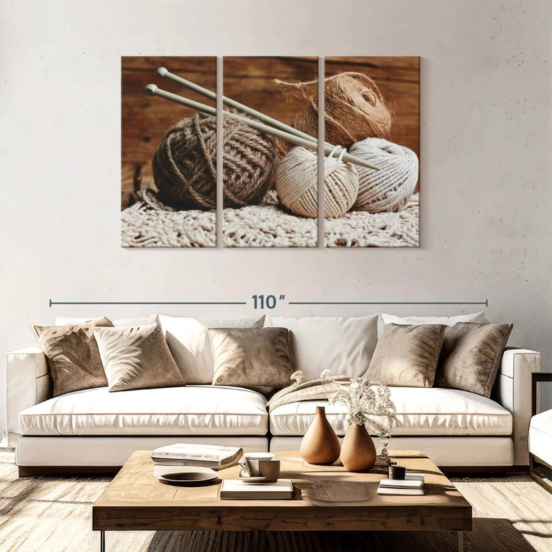 Senne Yarn For Knitting, 48" H x 74" W