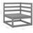 Pine Outdoor Lounge Chair with Ottoman