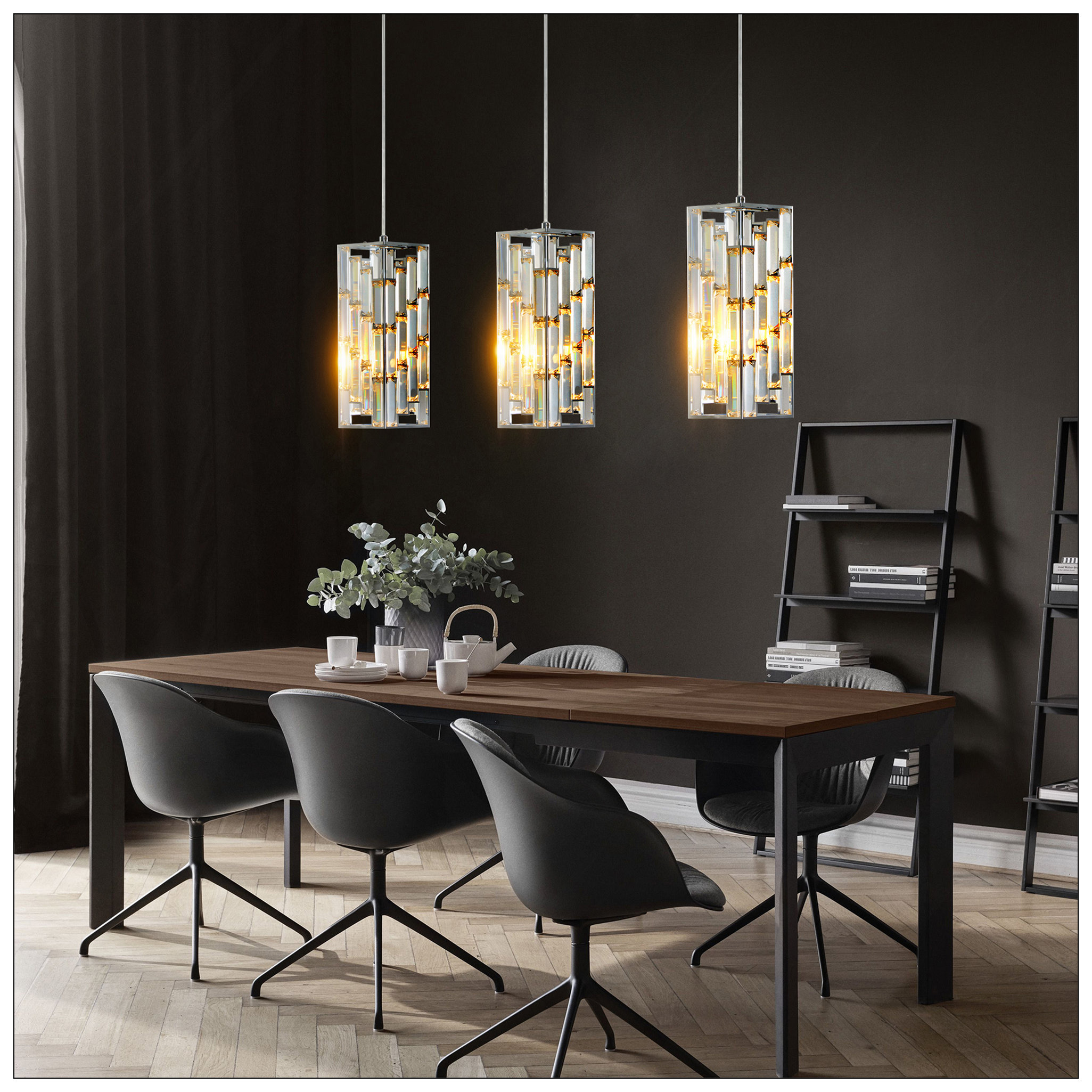 Mercer41 Luminaire suspendu en cristal Modern - Wayfair Canada