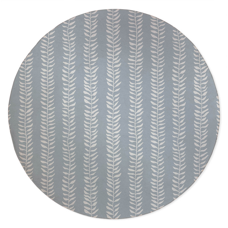 Tapis d'extérieur antidérapant Mystic Ivy, Rond 5 pi