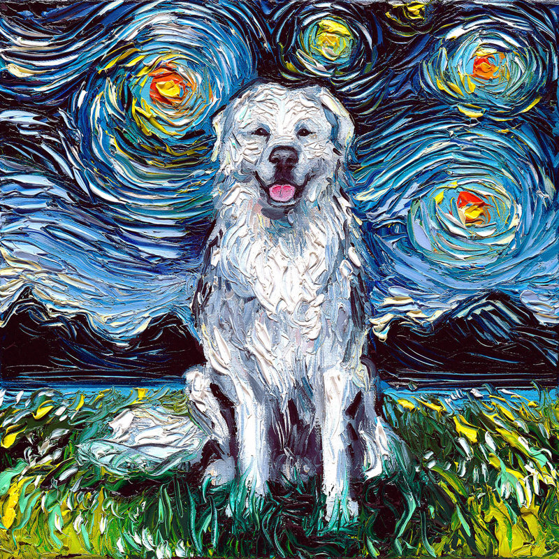 Ensembles de housses de couette DiaNoche en microfibre par Aja Ann - Grand chien des Pyrénées