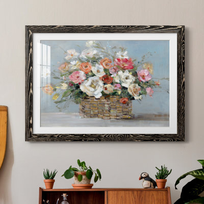 «Flower Market Fresh» par J Paul, reproduction d'art sur papier encadrée