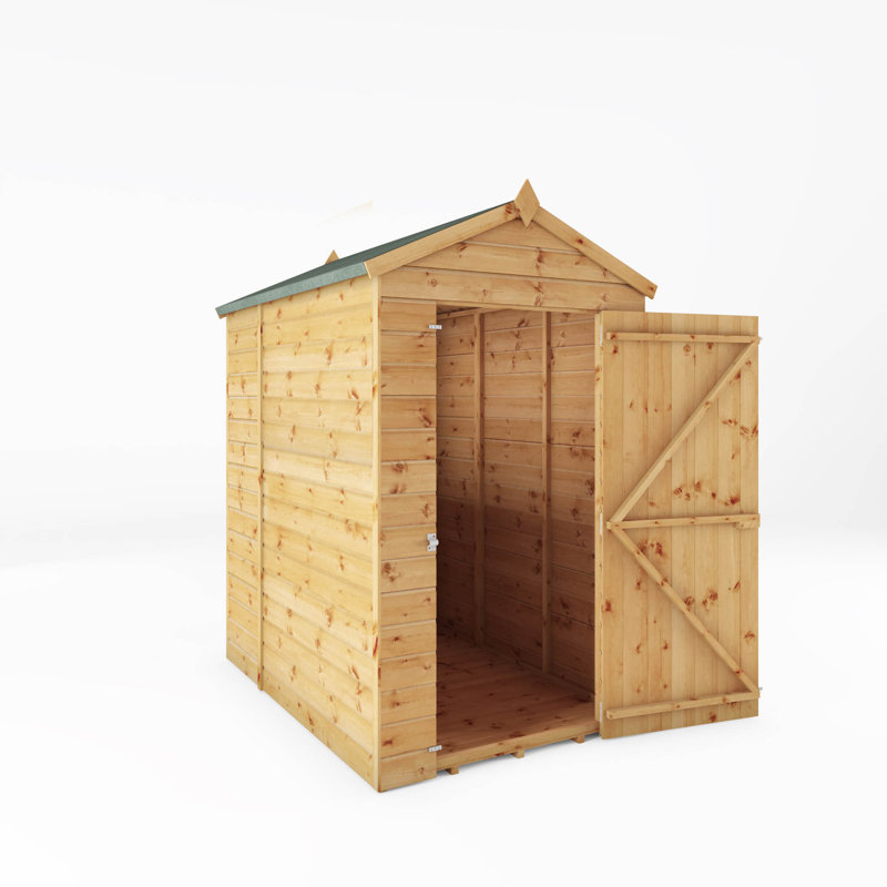 Mercia 6 x 4ft Shiplap Apex Windowless Shed