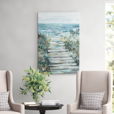 «Way to the Sea» Luxora, reproduction d'art sur toile tendue