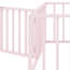 Structure de lit en métal avec clôture et porte-261901842-261901840