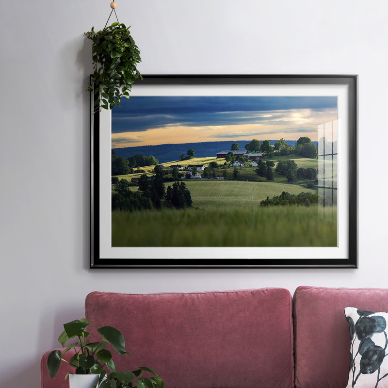 The Hills Are Alive, reproduction d'art encadrée, Noir, H 19 po x l 27 po x P 1,5 po