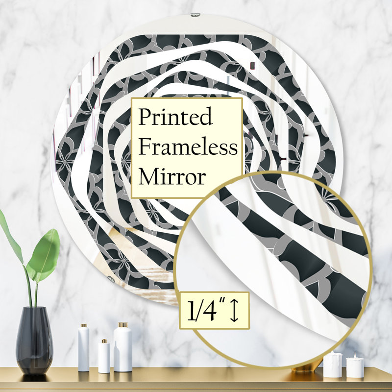 Miroir mural Whirl, H 31,5 po x l po