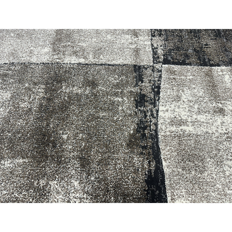 Modern Abstract Rug Contemporary 2X7 Runner Area Rug For Living Room Carpet, Runner 2'8" x 7'10"