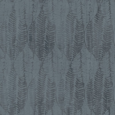 Bazaar Metallic Wasabi Leaves Design 33' L x 21" W Wallpaper Roll
