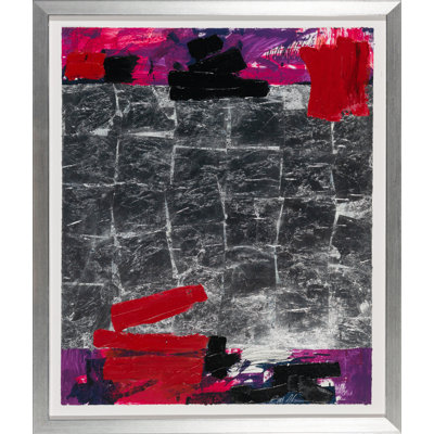 Silver déclaration 1 par Robert Robinson - peinture encadrée sur papier