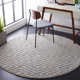 Russo Geometric Handmade Flatweave Silver Area Rug