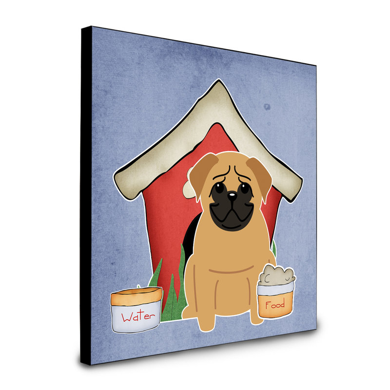 Panneau mural d’art collection dog house Scarvinia, Carlin brun pâle