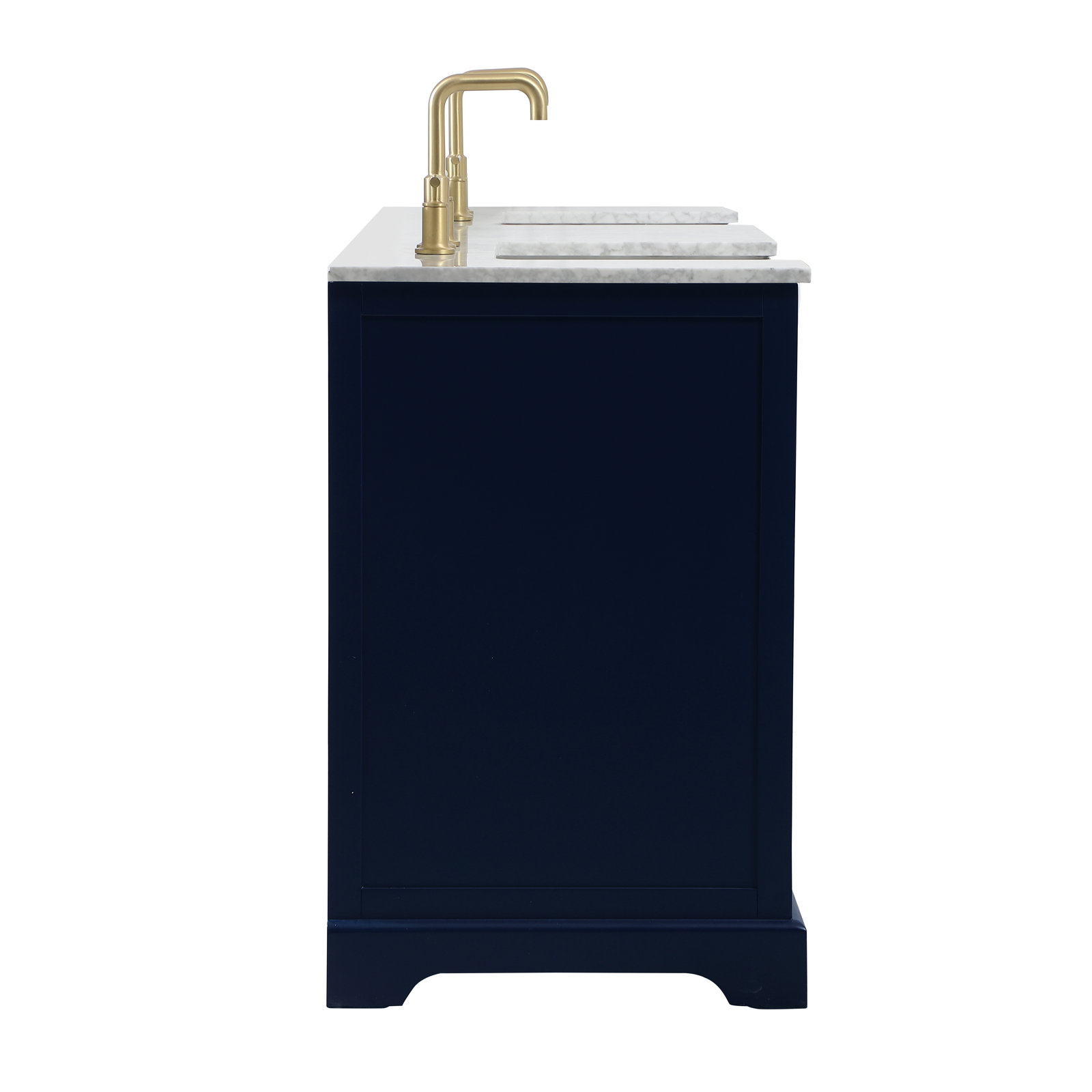 Pardue 72'' Double Bathroom Vanity, Blue