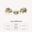 Tatiyanah FSC 1 AMIRA 2-Seater Bistro Set