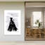 Glamorous Starry Gown Contemporary Wall Art Print by Martina - Wrapped Canvas Print-534257166