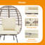 Fauteuil surdimensionné avec support Cariann-1077692677