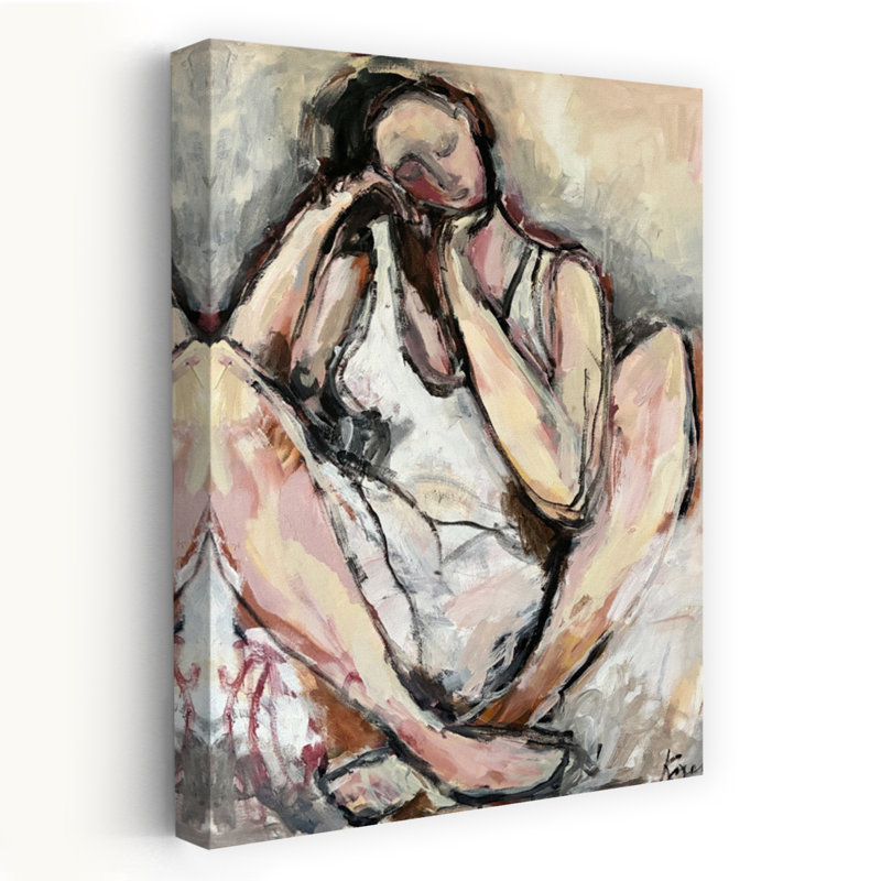 Art contemporain contemporain abstrait, H 24 po x l 16 po