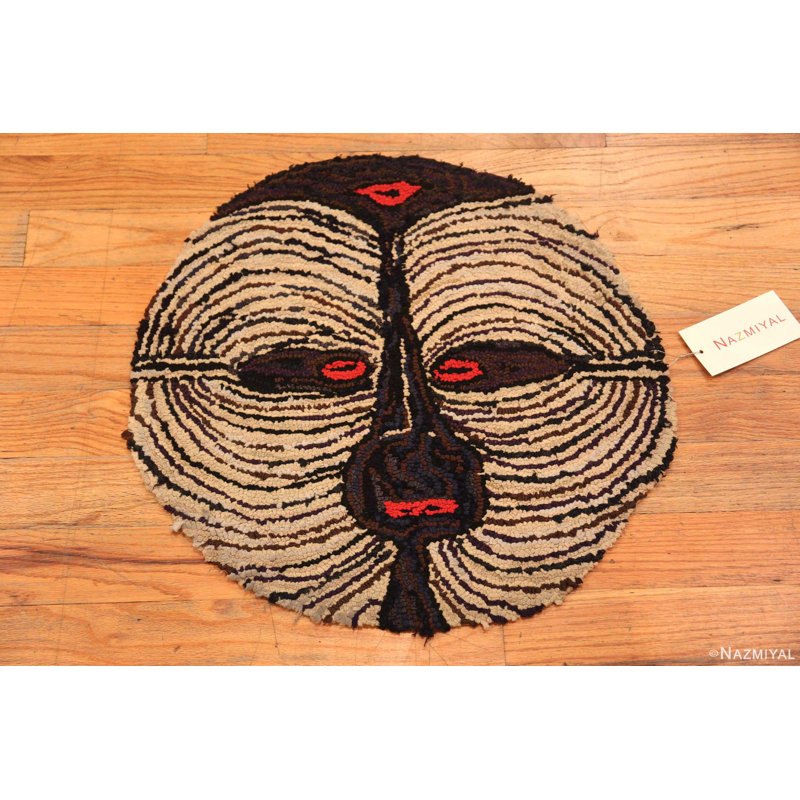 One-of-a-Kind Round 2' X 2' Area Rug