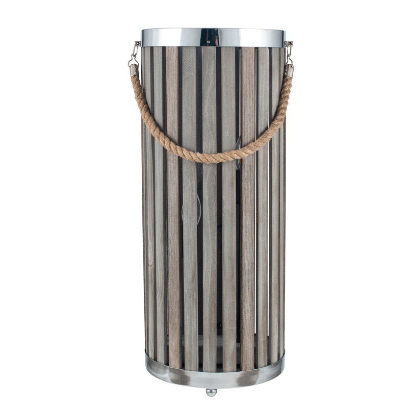 Joshi 62.5cm Grey Wash Novelty Floor Lamp