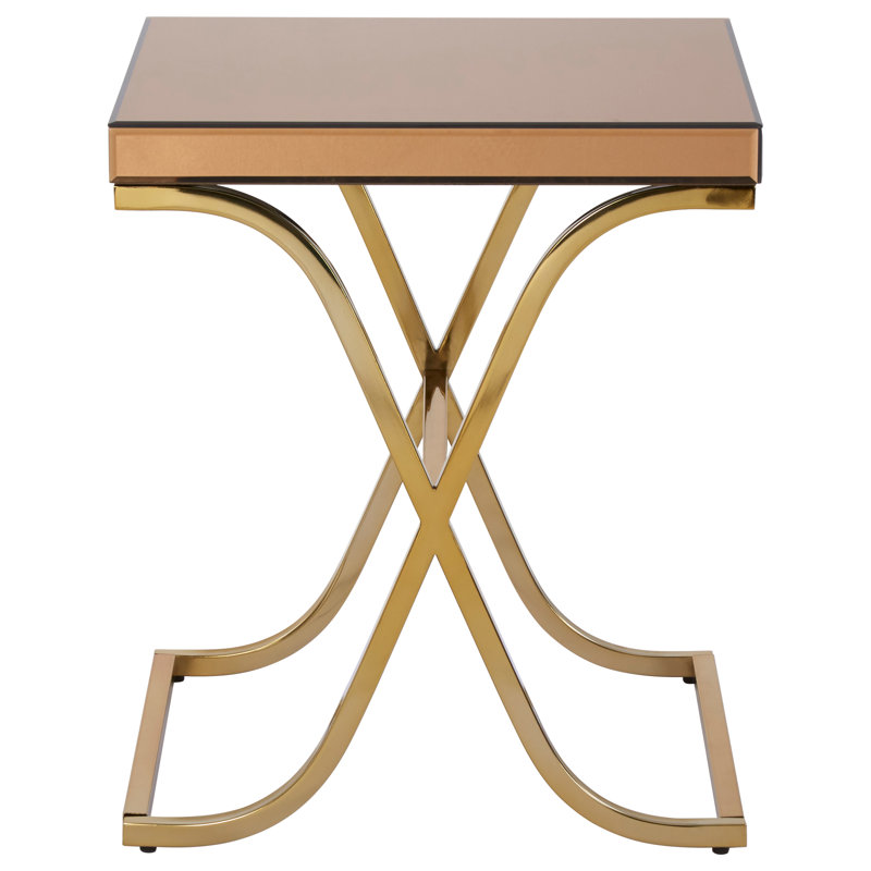 Clegg Glass Top End Table