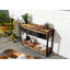 105cm Solid Wood Top Console Table