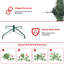 Arbre de Noël floqué avec lumières à DEL blanc chaud-115294046-115294045