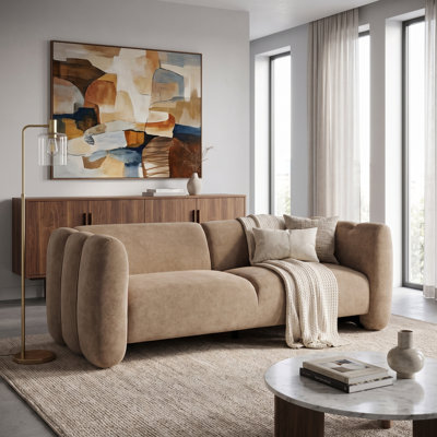 Keanu Boucle Upholstered 3-Seater Sofa