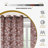 Finklea Floral Pattern Polyester Light Filtering/Room Darkening Rod Pocket Curtain Panels-270059477-270059481