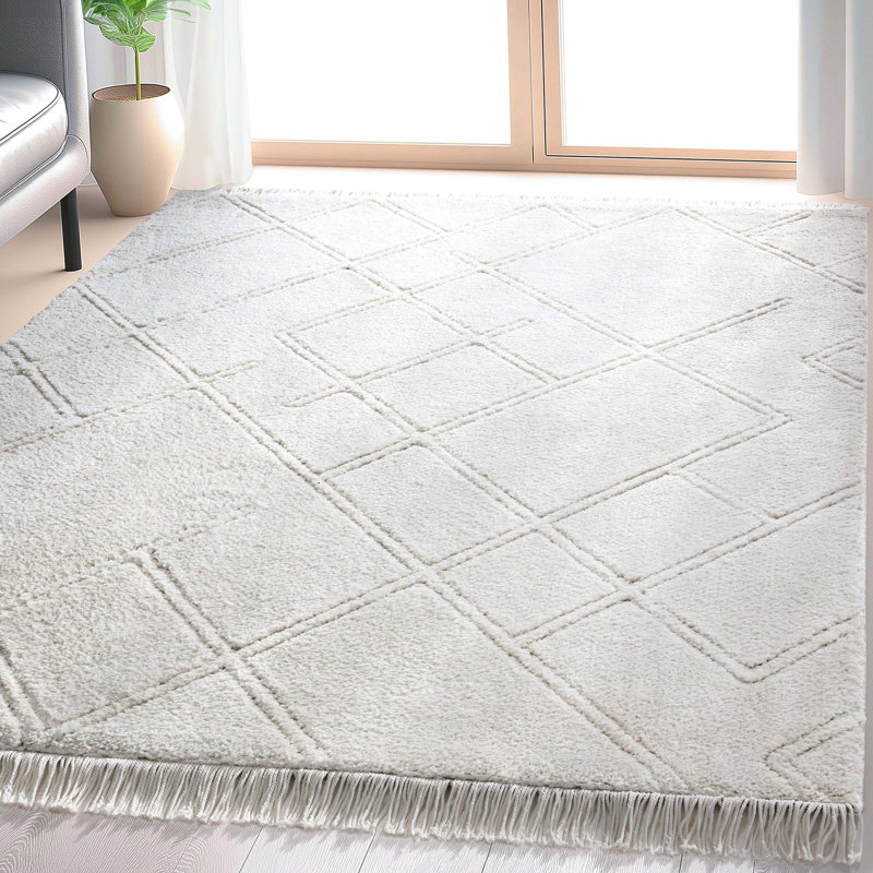 Moroccan Indoor Rug, Rectangle 5'3" x 7'3"