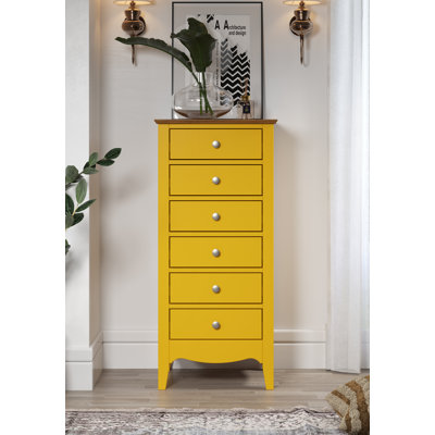 Delrick 6 Drawer 50Cm W Tallboy