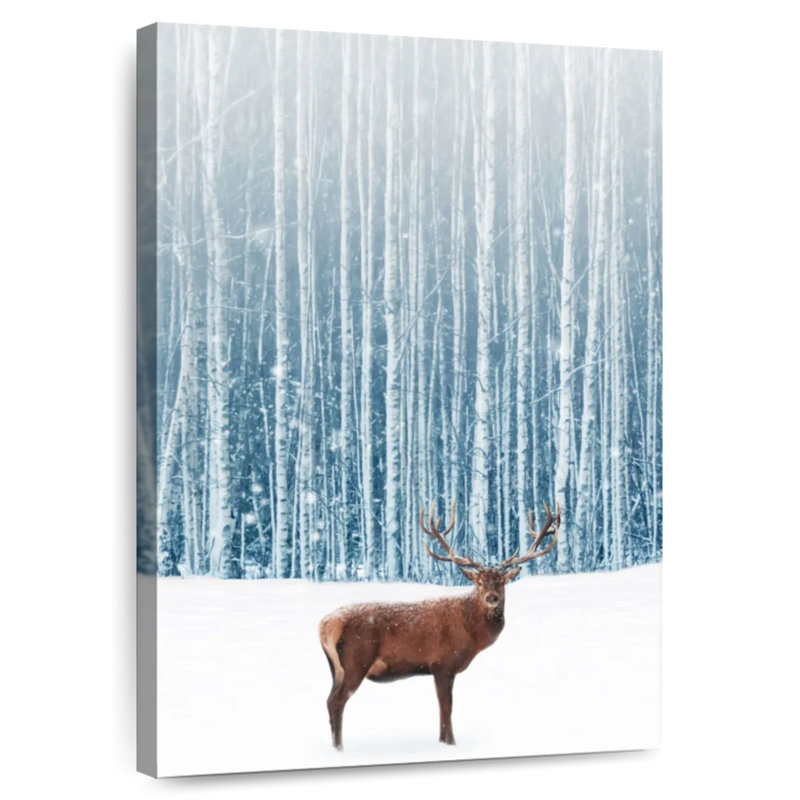 Stag In Winter