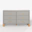Commode double 6 tiroirs l 47 po-1431735680