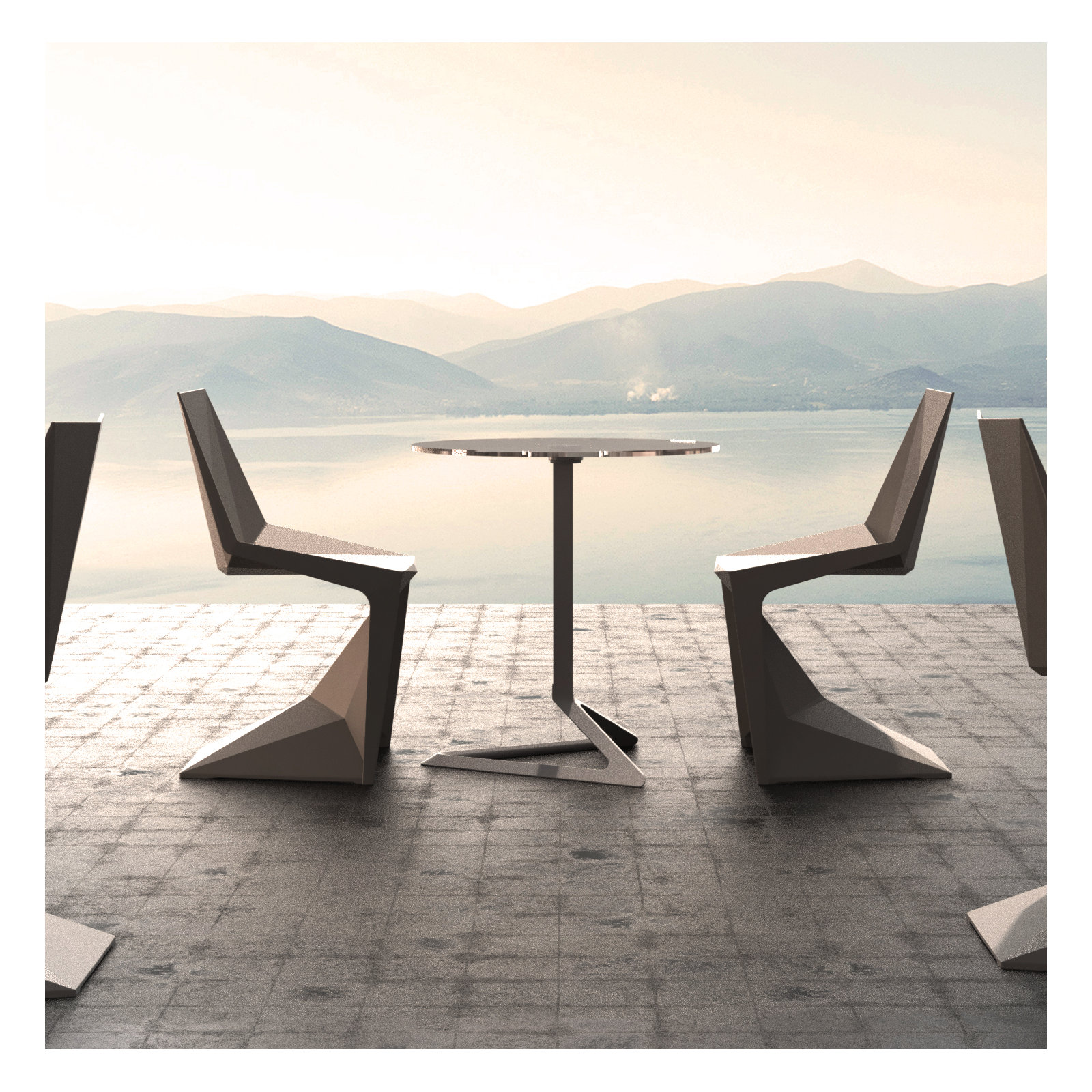 Voxel Chair, Ecru