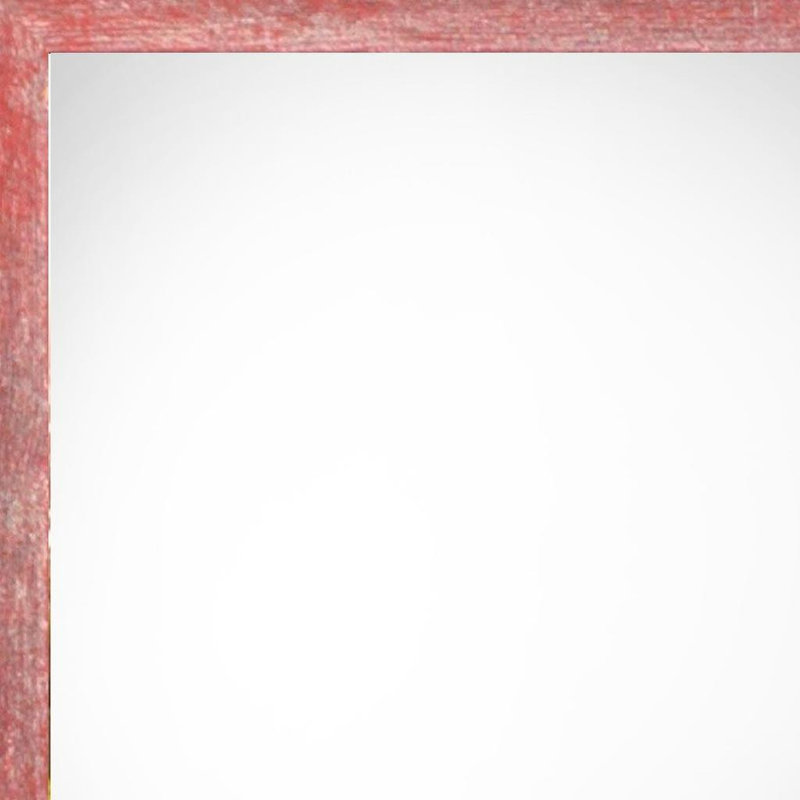 Cadre photo simple Bianca-Maria, 4 po x 6 po, Rouge rustique
