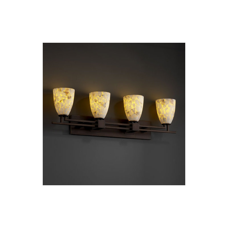 4 - Light Bath Bar, Dark Bronze