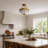 4-Light Tiffany Style Semi-Flush Mount Ceiling Light