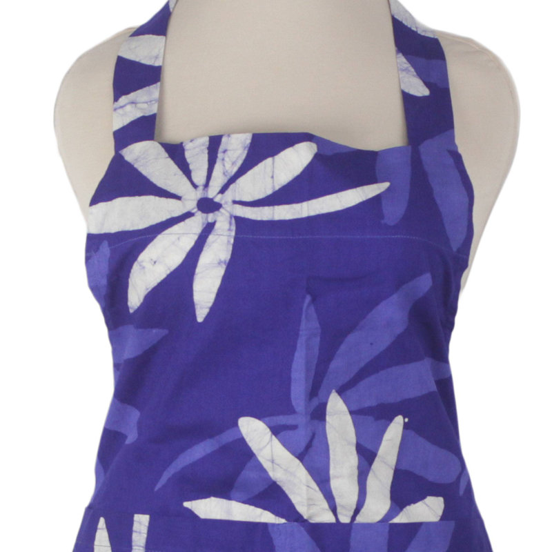 Tablier de cuisine en batik